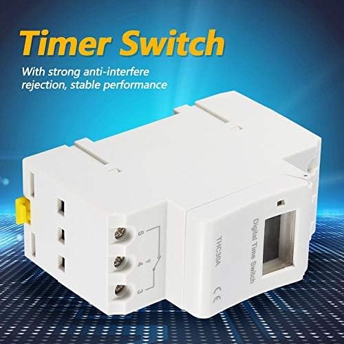 Time Switch, THC 30A Non-programmable Electronic time Control Switch for DIN Rail (220V) - Image 5