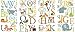 Wall Sticker Classic Animals Alphabet Baby Nursery Peel & Stick Wall Art Sticker Decals