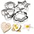 Bihood Fruit Cutter Cake Cookie Biscuit Egg Fondant Molds Cake Chocolate Cupcake Maker for Kids Cutter Babycakes Cupcake Maker for Girls Sugarcraft Cutter Made of Expensive 403 Stainless Steel 12 PCS