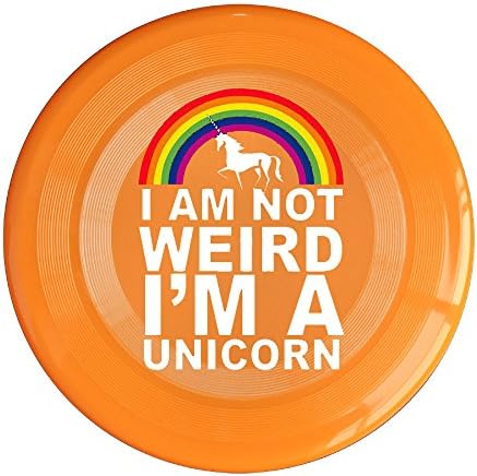 Uhouq I'm Not Weird I'm A Unicorn Frisbee Size One Size Orange