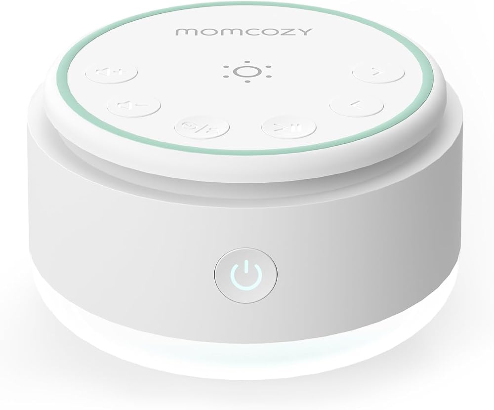 Momcozy Sound Machine with Light, 20 Soothing Sounds, Timer, Memory