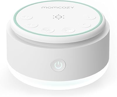 Momcozy Sound Machine with Light, 20 Soothing Sounds, Timer, Memory