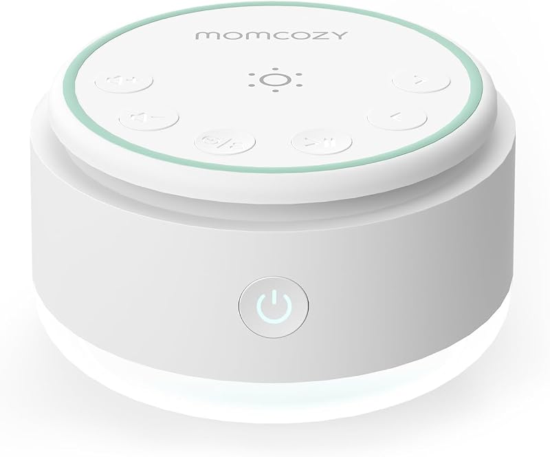 Momcozy Sound Machine with Light, 20 Soothing Sounds, Timer, Memory