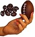 Mini Foam Footballs Dozen Pack | Party Favor Balls | Mini Football Stress Balls Bulk | Football Party Decorations | Big Game Party Decorating Footballs | Small Foam Footballs | by Wilde Tyke
