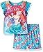 Disney Girls Little Mermaid Toddler 2pc Pajama Short Set