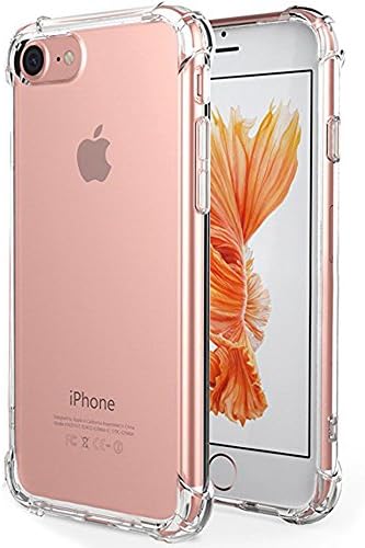 iPhone 6/6s Case, BAKESOG Crystal Clear Cover Case [Shock Absorption] with Transparent Hard Plastic Back Plate and Soft TPU Gel Bumper (Clear, For iphone 6/6S)