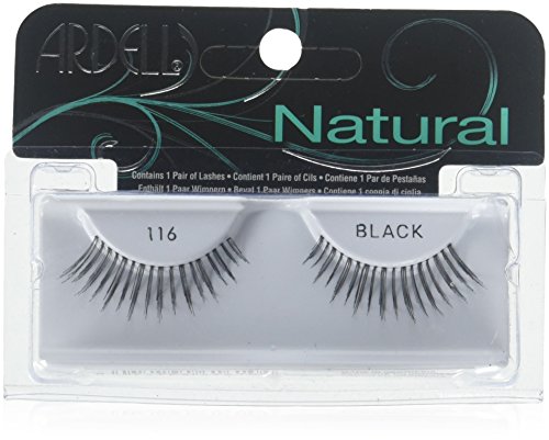 Ardell Fashion Lashes, 116 Black, 1 Pair (Pack of 2)
