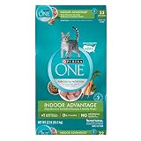 Purina ONE Hairball, Weight Control, Indoor, Natural Dry Cat Food; Indoor Advantage - 22 lb. Bag
