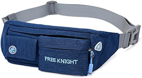 Hanhe Water Resistant Waist Bag Fanny Pack Hip Pack Bag for Both Man and Woman Great for Sport Travelling Running Hiking (blue)