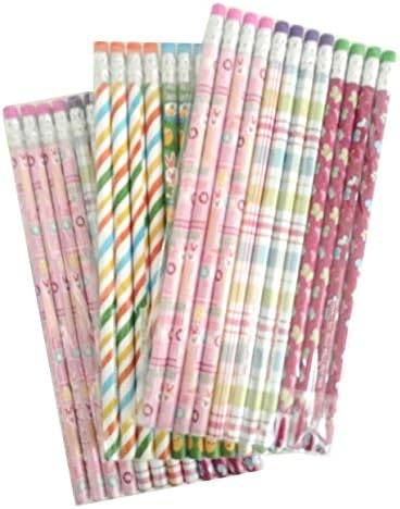 Easter Themed Holiday Pencils Bundle 3 Packs of 12 (36 Count) Bunny Rabbit Eggs