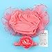 Newborn Baby Photography Prop, CiaraQ's Girl Tutu Skirt with Headband Outfits, Baby Photo Prop, Crochet Baby Clothes