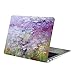 Compatible with MacBook Air 13 Inch Case A1466 A1369, Rubberized Hard Plastic Case Cover Anti-Scratch Protective Cover for 2010-2017 Release for MacBook Air 13 Without Touch ID (Purple Flower Sea)