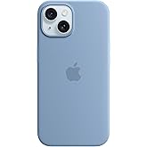 Apple iPhone 15 Silicone Case with MagSafe - Winter Blue