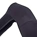 Lalawow Light Weight Adjustable Gym Sports Adjustable Stretch Black Single Shoulder Support Brace (Left)
