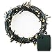 LED String Fairy Lights Green Cable Battery Power Operated Indoor & Outdoor for Christmas Tree Xmas Party Garden Decoration (100LEDs, Warm)