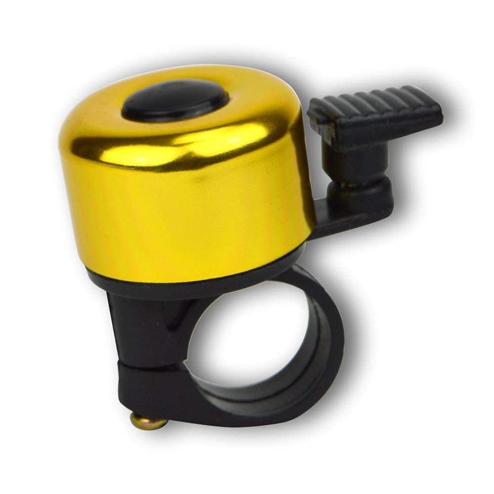 Kiddimoto Kids Bike Bell with Loud Melodious Sound, Premium Bicycle Bell for Kids, Boys, Girls and Adults, Bicycle Horn for Road bike, Mountain Bike, Bicycle, Scooter, MTB, BMX.