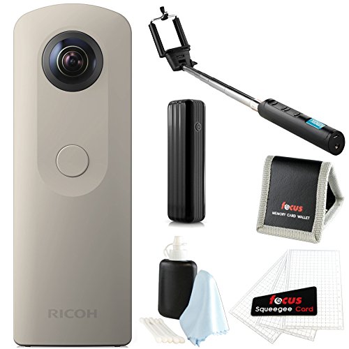Ricoh Theta SC 360 video and still camera Beige with Focus accessory bundle Ricoh Theta SC 360 video and still camera Beige with Focus accessory bundle