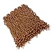 3 Packs Faux Locs Crochet Hair 20 Inch Wavy Curly Goddess Locs Crochet Hair Braiding Hair with Curly Ends Pre Looped Goddess Faux Locs crochet hair for Black Women Soft Locs Hair Extension(27#)