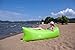 Inflatable Waterproof Lounger By Hikenture - 2nd Generation Air Filled Lounger For Camping,Outdoor Hangout,Beach,Indoor Rest - Sleeping Air Bag with Portable Carry Bag (Green)