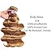Aigemei Peruvian Virgin Hair Body Wave Honey Blonde 1 Bundle 100% Unprocessed Body Wavy Human Hair Extensions(10 Inch,Honey Blonde Color 27)