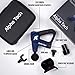 AlphaTech Handheld Percussion Massage Gun, New Upgraded Premium Electric Deep Tissue Massager for Muscle Pain, Soreness, and Stiffness, Ultra Quiet, 15 Speed High-Intensity, Includes 5 Massage Heads