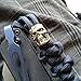 Exclusive paracord beads «Terminator» of brass for lanyard or bracelet by «Paracord&Bead»