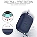 BRG for Airpods Pro Case,Soft Silicone Skin Cover Shock-Absorbing Protective Case with Keychain for Apple Airpods Pro [Front LED Visible]