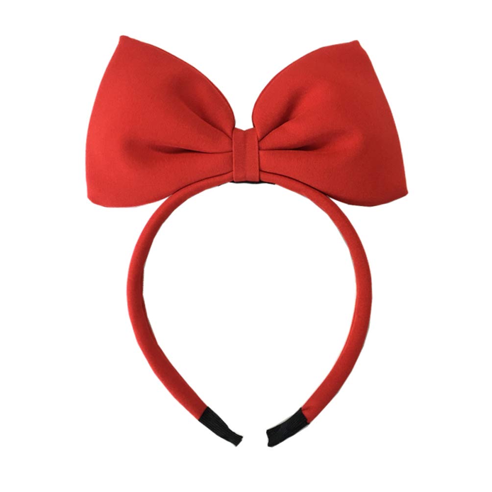 SOLUSTRE 2pcs Cute Bowknot Hair Band Headwear for Boys and Girls Girls Christmas Birthday Party Pink