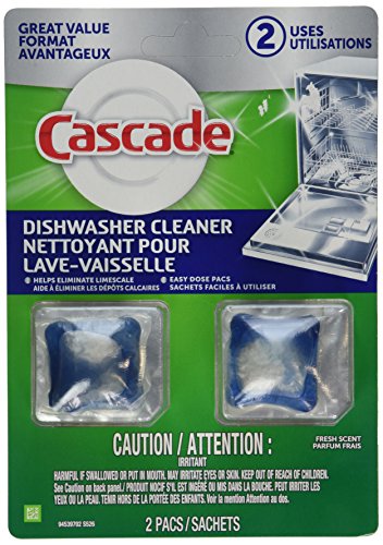 Procter & Gamble Cascade Auto Dishwasher Cleaner, 2 Packs