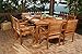 Amazonia Milano 9-Piece Eucalyptus Wood Square Patio Dining Set