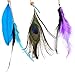 Fascigirl 1920s Flapper Gatsby headband Halloween Feather Headband for Women (A Black)
