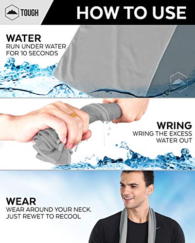 image for Tough Outdoors Instant Cooling Towel - Stay Cool, Fresh & Active for H