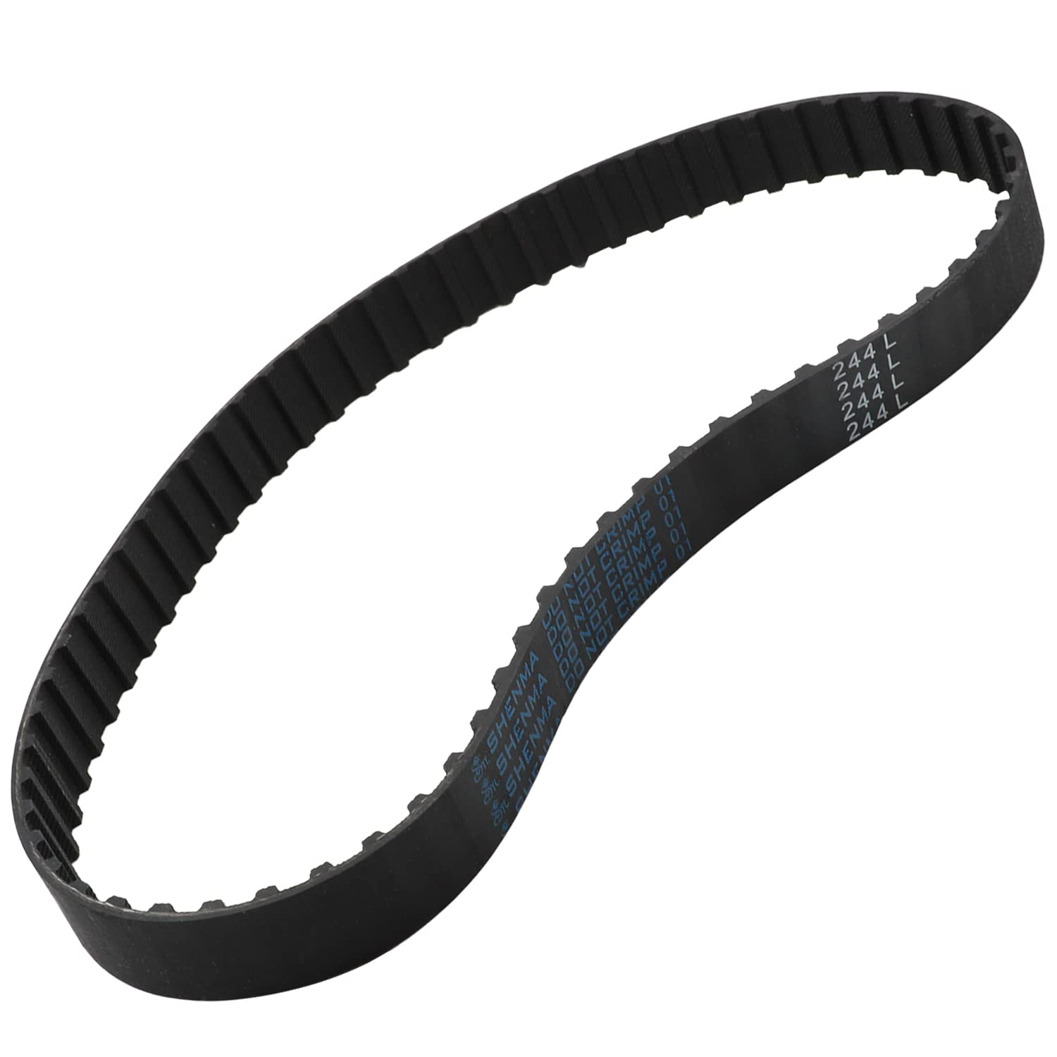 Fielect Timing Belt Black Cogged Rubber Industrial Drive Belt Closed Loop Synchronous Pulley, 25mm Width, 9.5mm Pitch, 65 Teeth (244L)