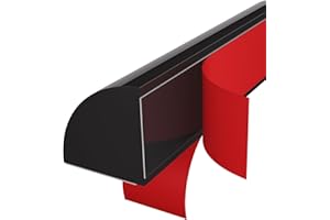 RISUNPET Flexible Quarter Round Molding, Mini Peel and Stick Rubber Trim Molding(240Inch)