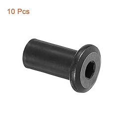 uxcell M8 T-Nuts, 10pcs Carbon Steel Hex Socket