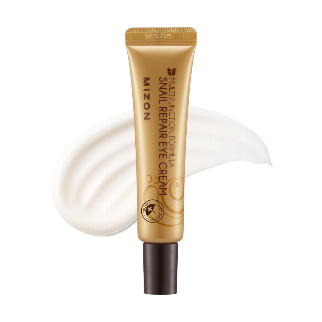 [MIZON] SNAIL REPAIR EYE CREAM (15ml) Anti-Aging Eye Cream with Snail Mucin - Korean Skincare for Dark Circles - Firmness & Radiance