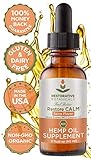 Restore CALM Hemp Oil 600 mg - 2 oz Spice Flavor - supports functional calming for stress relief, relaxation, healthy sleep patterns, and achy muscles