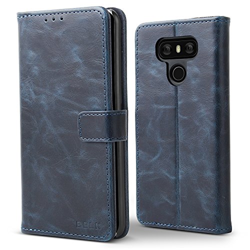 Lg g6 case, belk premium retro vintage leather classic …