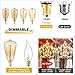 KINGSO 10 Pack E12 Vintage Edison Light Bulbs 40W 110V Antique Dimmable Nostalgic Tungsten Filament Candelabra Base Incandescent Lamp Squirrel Cage Style Bulbs ST48 for Home Light Fixtures