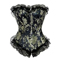 Blidece Women's Fashion Sweetheart Lace Up Boned