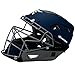 ASTON PROWESS Fastpitch Softball Catchers Helmet | Matte Two-Tone Color | Molded EVA Foam for Impact Absorption + Comfort | Streamlined ABS Shell | Black Matte Steel Cage | NOCSAE Approved