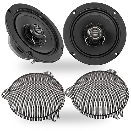 NVX® XFHD6F Premium 6.5” Motorcycle Speakers, 600W Peak (300W RMS), 2-Ohm Front Fairing Coaxials with 1