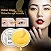 Gold Eye Mask, Collagen Eye Mask, Gold Eye Pads Anti-aging Hyaluronic Acid Eye Patches for Anti Aging,Dark Circles and Puffiness, Anti Wrinkle, Moisturising,Whitening (30 Pairs) (1PC)