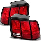 For Ford Mustang 2Dr Coupe Tail Lights Brake Lamps Driver Left + Passenger Right Side Replacement