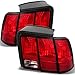 For Ford Mustang 2Dr Coupe Tail Lights Brake Lamps Driver Left + Passenger Right Side Replacement