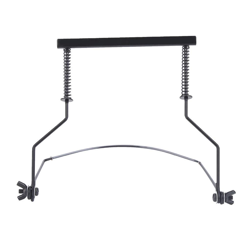 Alomejor Harmonica Neck Holder Adjustable Metal Hands Free Harmonica Holder with Anti-Scratch Protector Tubes for 10 Holes Harmonica