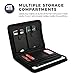 Cooper Bizmate Padfolio Organizer Case for Apple iPad 4 3 2 | Business Executive Tablet Portfolio with A5 Notepad Paper Pad, Pen Holder (Black)