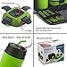 Pinnacle Thermoware Lunch Box Bag Set - Green, Unisex, Meal Holder, Stainless Steel