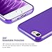 technext020 Hot Pink Case for iPhone 7 / iPhone 8 / iPhone SE 2nd Generation, MATTE Shockproof Ultra Slim Fit Silicone TPU Soft Gel Rubber Cover Protective Back Bumper