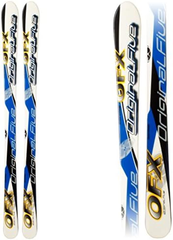 Original 5 OFX Kids Skis - 140cm/Blue-Yellow